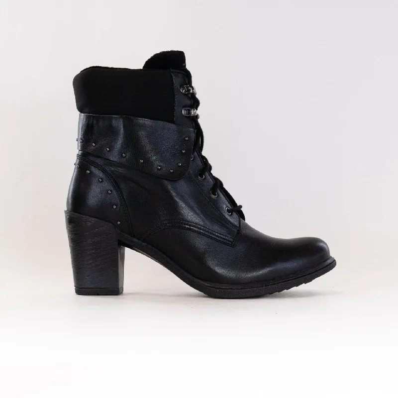Fashionable Work Boots Dromedaris Gilly (Women's) - Black