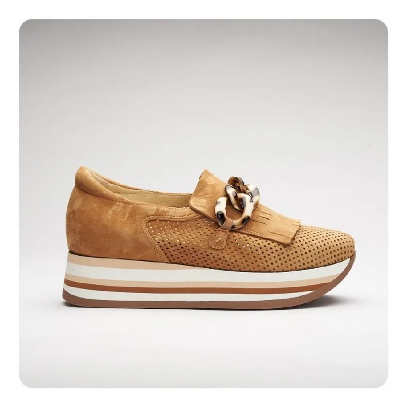 Trendy Boots Online SOFTWAVES SLIP-ON SNEAKER - COGNAC BROWN - 77808COG