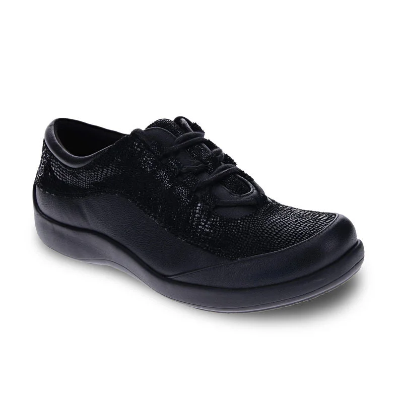 Designer Hiking Boots Revere Women's Alberta Lace Up Blk Glitz