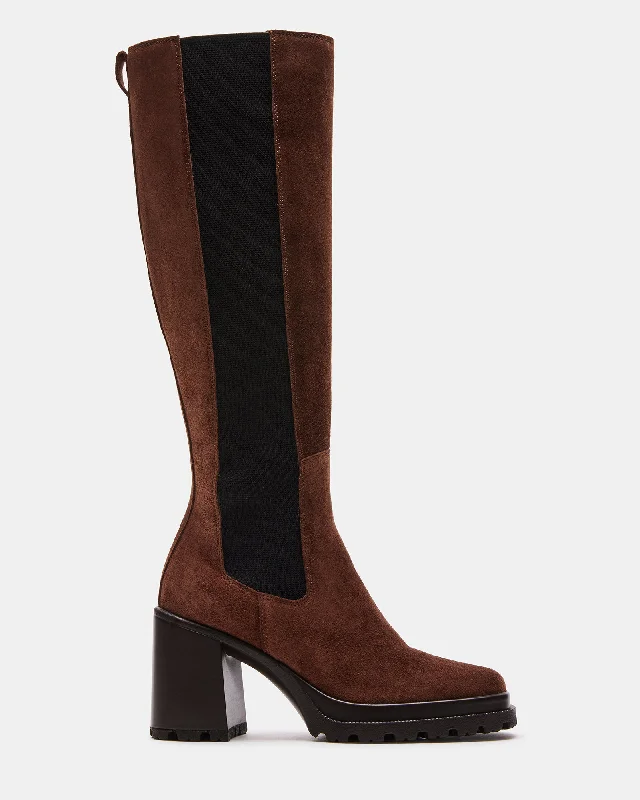 Casual Snow Shoes ALESTI BROWN SUEDE