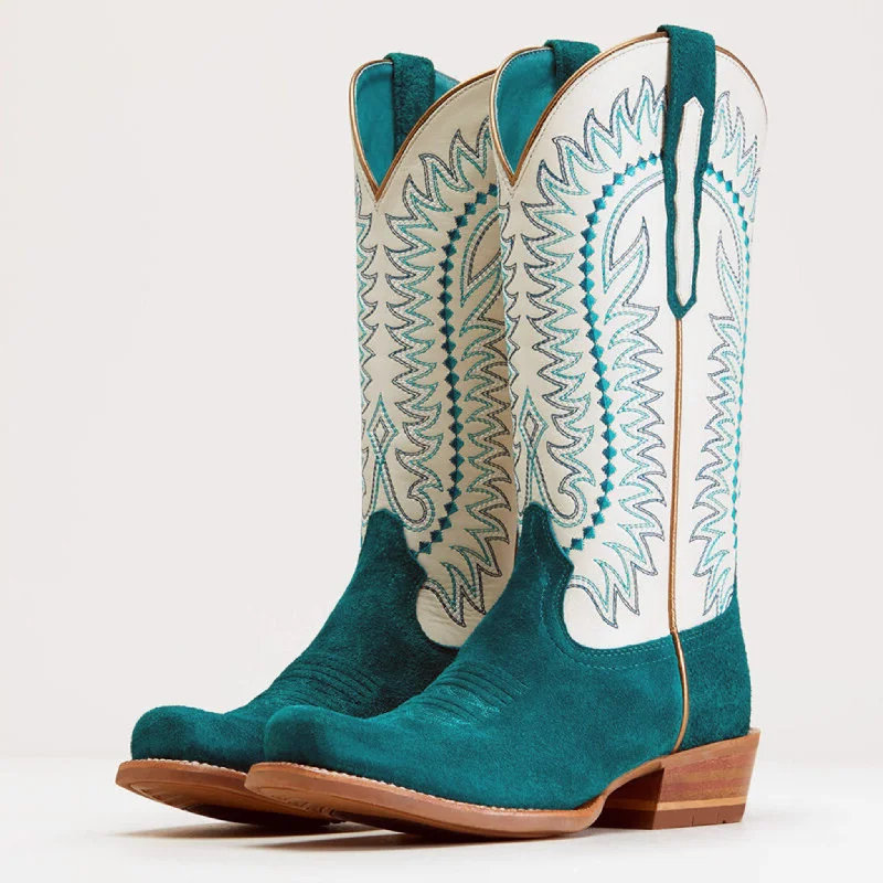 Trendy Loafers For Sale Ariat Women's Ancient Turquoise Roughout Boots