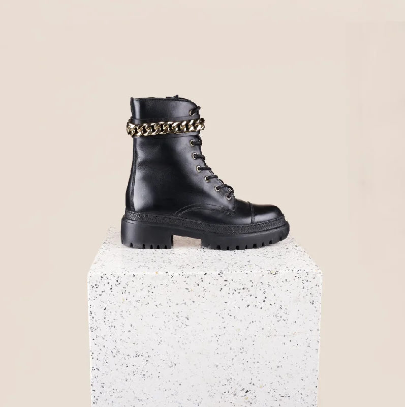 Best Flat Shoes Online Anna - Black Leather