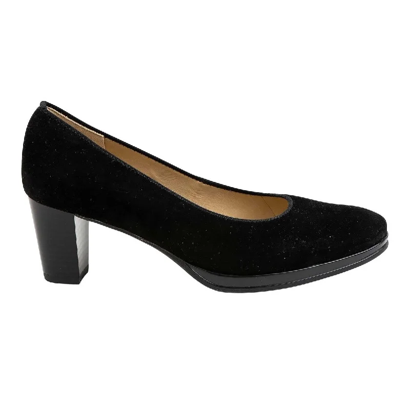 Waterproof Loafers Ara Women's Ophelia Black Suede