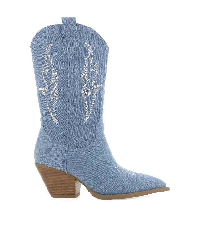 Trendy Formal Shoes ASHA - BLUE DENIM