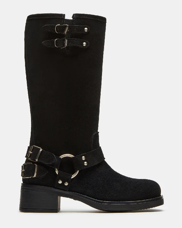 Vintage Boots Collection ASTOR BLACK SUEDE