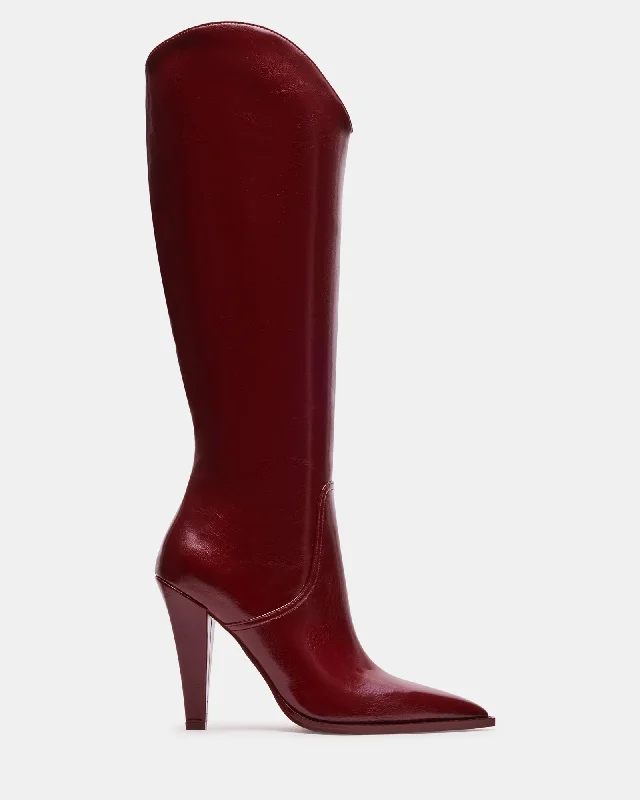 Trendy High Top Sneakers AURA WINE
