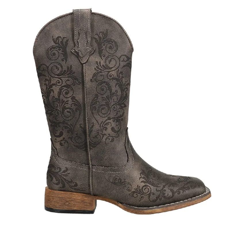 Comfortable Boots For Hiking Bailey Laser Square Toe Cowboy Boots
