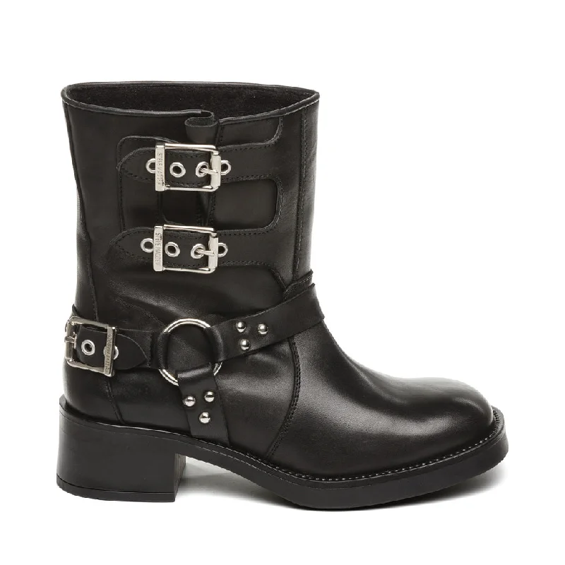 Best Formal Shoes Online Becase Boot BLACK LEATHER