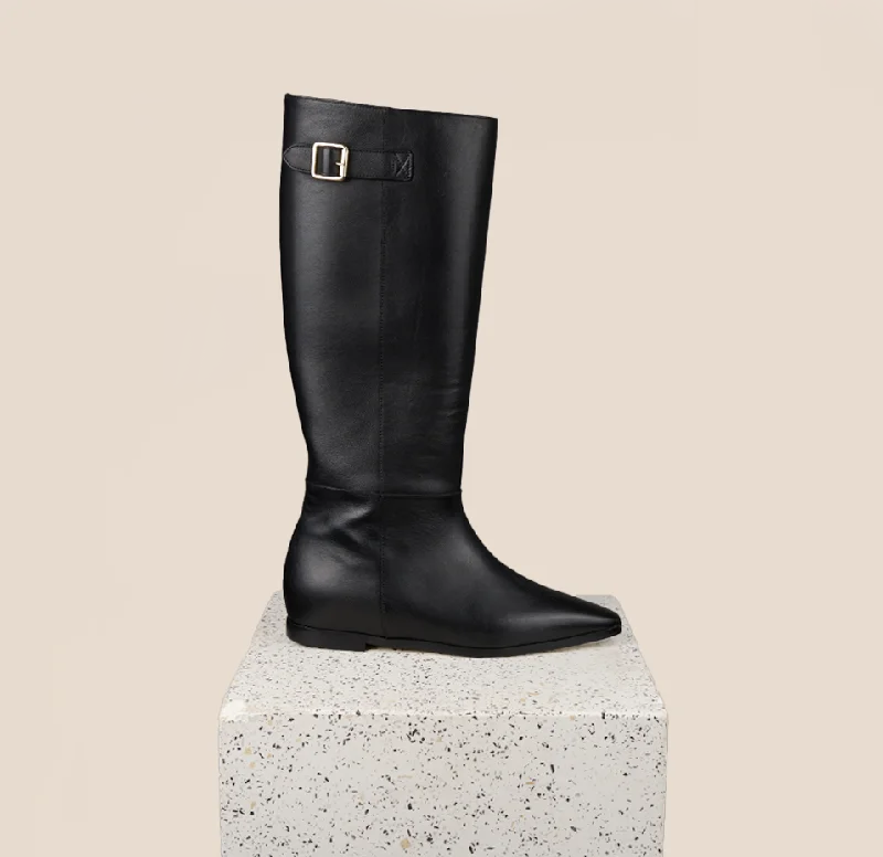 Winter Casual Shoes Bergamo - Black Leather
