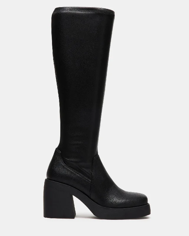 Stylish Winter Footwear BERKLEIGH BLACK WIDE CALF