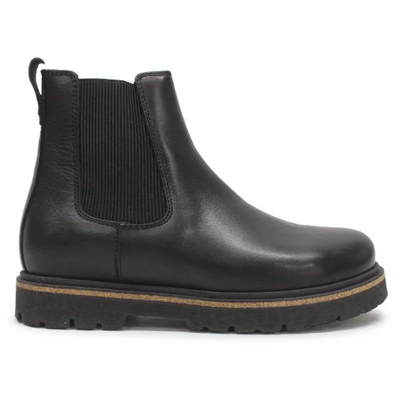 Trendy Lace-Up Shoes Highwood Slip On Mid Natural Leather Unisex Chelsea Boots