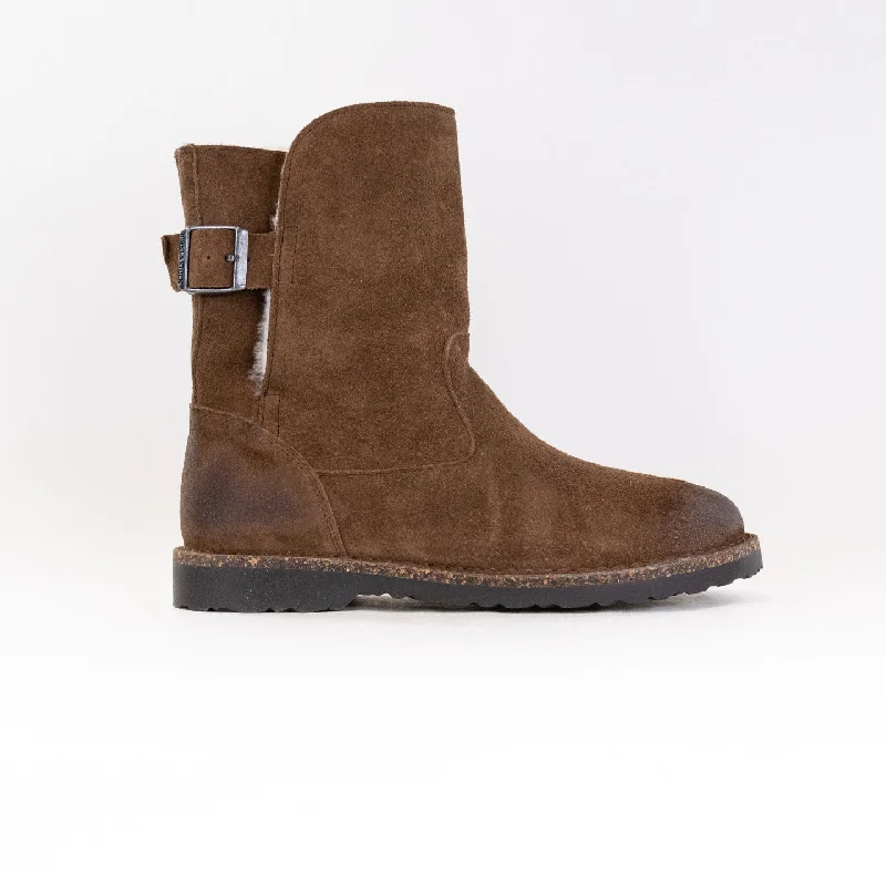 Breathable Hiking Boots Birkenstock Uppsala Shearling (Women's) - Dark Tea/Natural