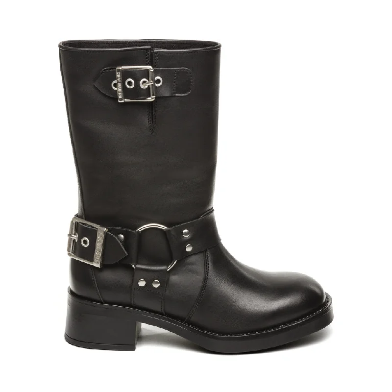 Stylish Boots For Sale Blessing Boot BLACK LEATHER