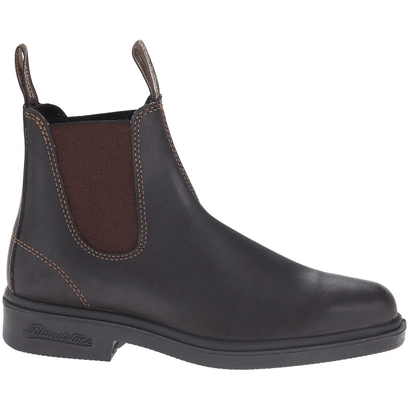 Comfortable Slippers For Home 062 Water-Resistant Leather Unisex Chelsea Boots