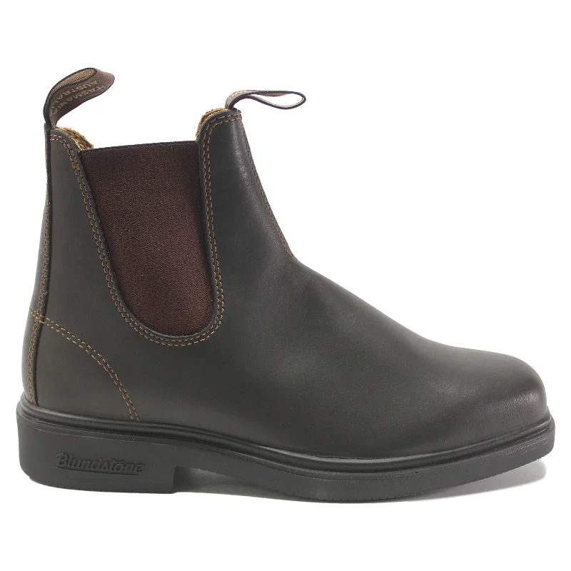 Casual Winter Shoes 067 Water-Resistant Leather Unisex Chelsea Boots