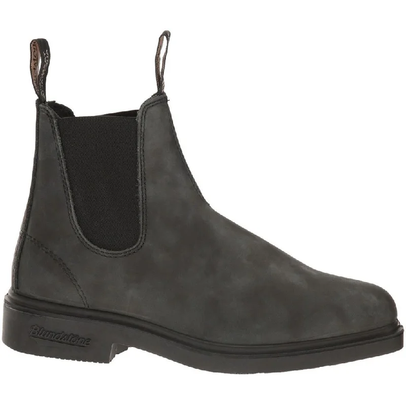 Stylish Platform Boots 1308 Water-Resistant Leather Unisex Chelsea Boots