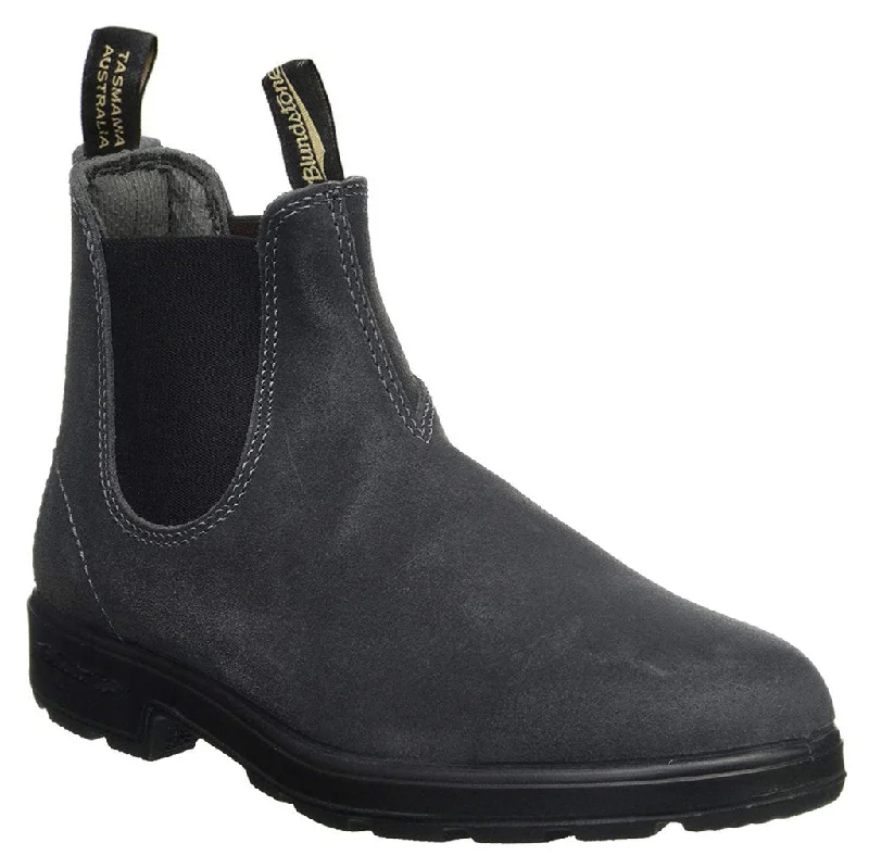 Stylish Winter Footwear 1910 Water-Resistant Suede Unisex Chelsea Boots