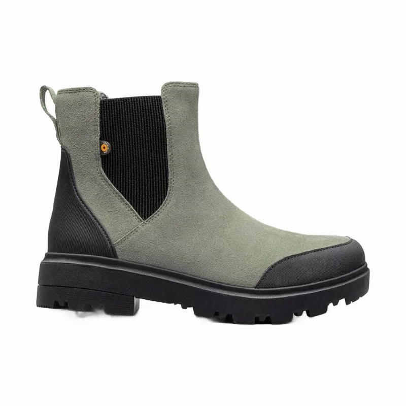 Vintage Sneakers Collection Bogs Women's Holly Chelsea Leather Rain Boot - Green Ash - ONLINE STORE CREDIT/EXCHANGE ONLY Vintage Sneakers Collection Bogs Women's Holly Chelsea Leather Rain Boot - Green Ash - ONLINE STORE CREDIT/EXCHANGE ONLY