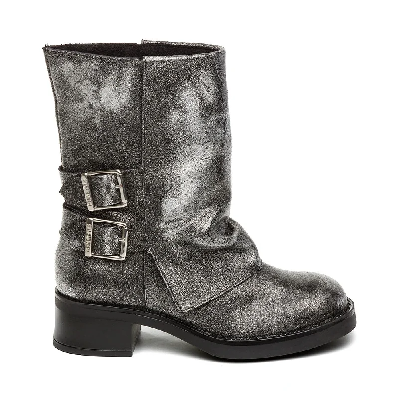 Best Dress Shoes Bonfire Boot SILVER LEATHER