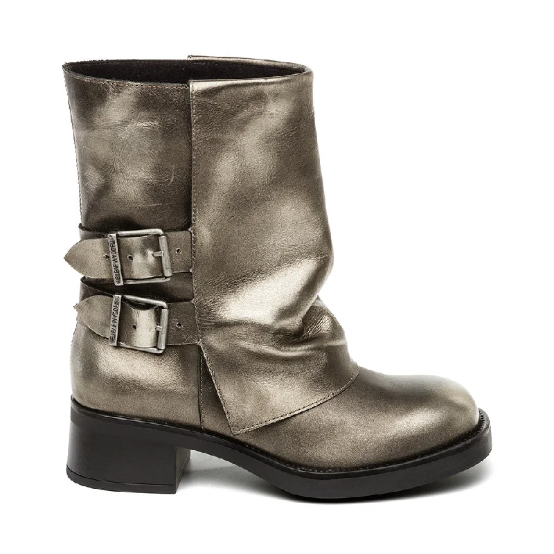 Comfortable Winter Sneakers Bonfire Boot GOLD LEATHER