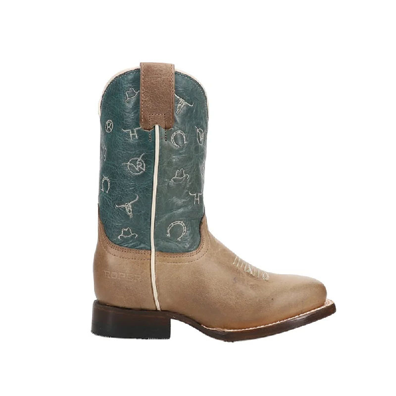 Comfortable Slippers For Home Brands Square Toe Cowboy Boots (Little Kid)
