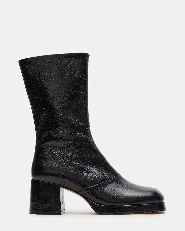Elegant Casual Footwear BRENTWOOD BLACK LEATHER