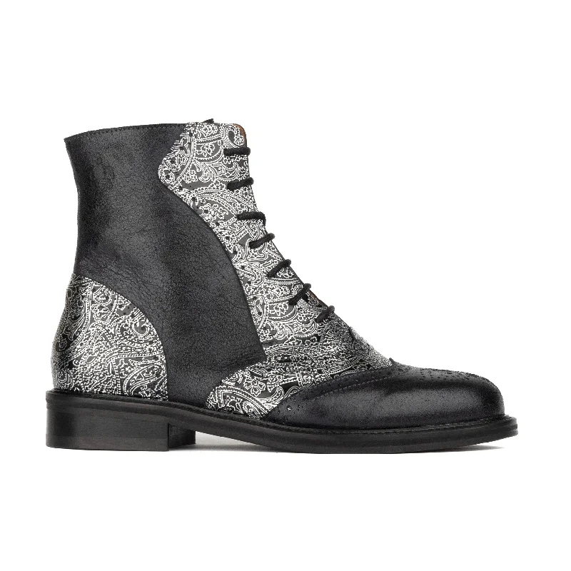 Durable Snow Boots Brick Lane Boots - Black & Silver