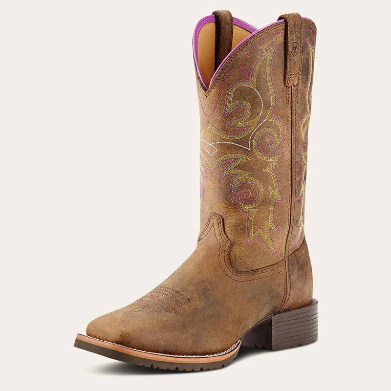 Durable Flip Flops Ariat Women's Brown Hybrid Rancher