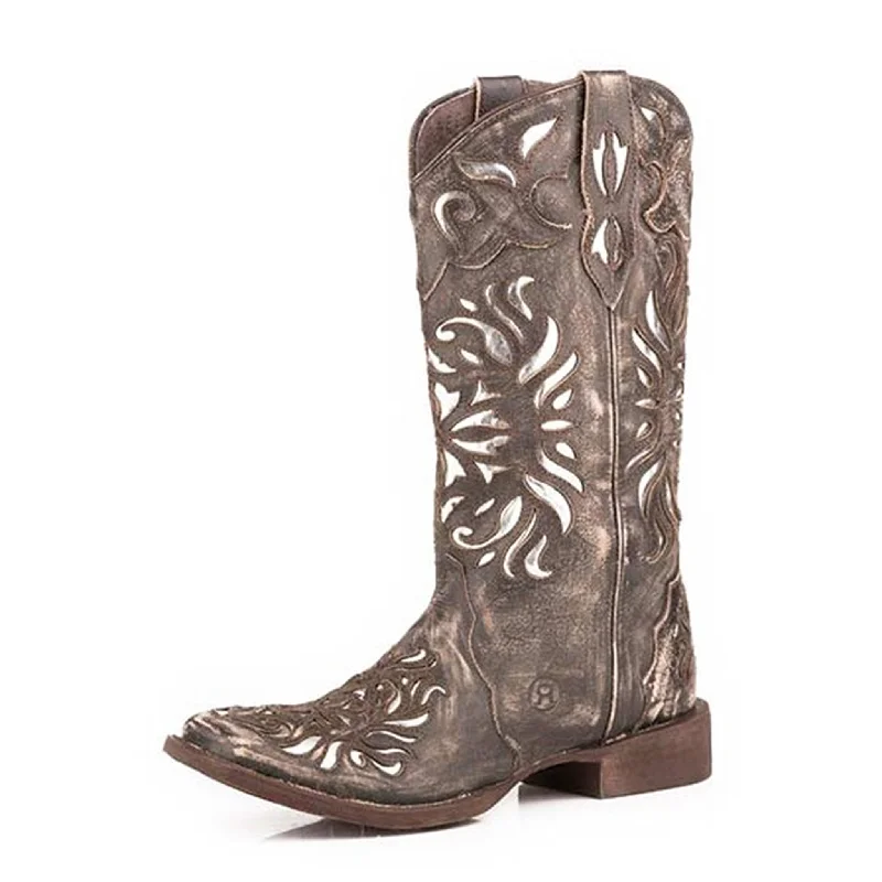 Running Shoes For Sale Roper Women's Brown Sand/Metallic Boots