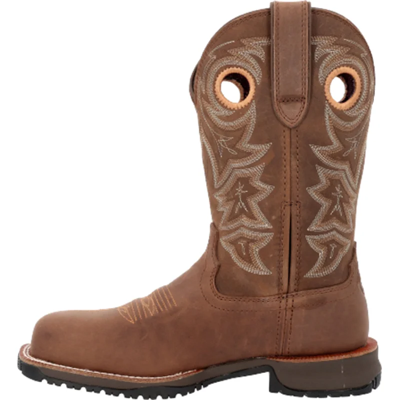 Comfortable Slippers Online Rocky Women's Brown H2O Proof Composite Toe