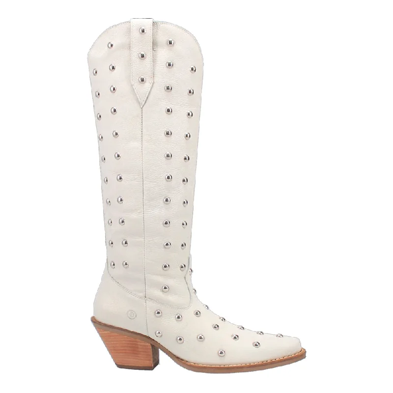 Elegant Wedding Shoes Broadway Bunny Studded Snip Toe Cowboy Boots