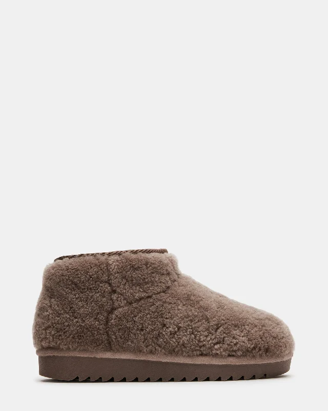 Comfortable Sports Shoes CABIN FAUX SHEARLING GREY