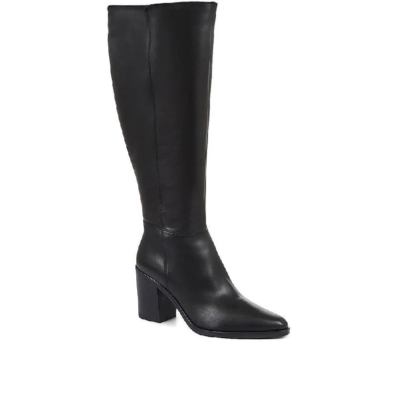 Luxury Running Shoes Cagliari Wide Calf Fit Knee High Boots - CAGLIARIL / 321 032