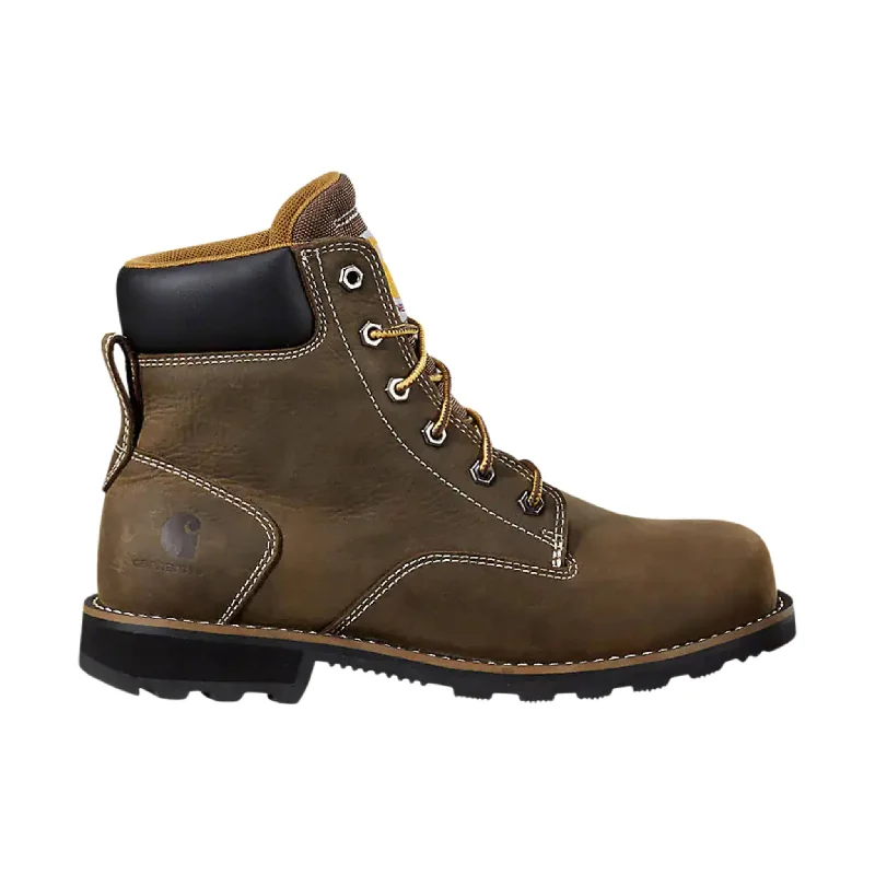 Sporty Casual Boots Carhartt Women's Frontier 6 Inch Water Resistant Steel Toe Work Boots - Brown Sporty Casual Boots Carhartt Women's Frontier 6 Inch Water Resistant Steel Toe Work Boots - Brown
