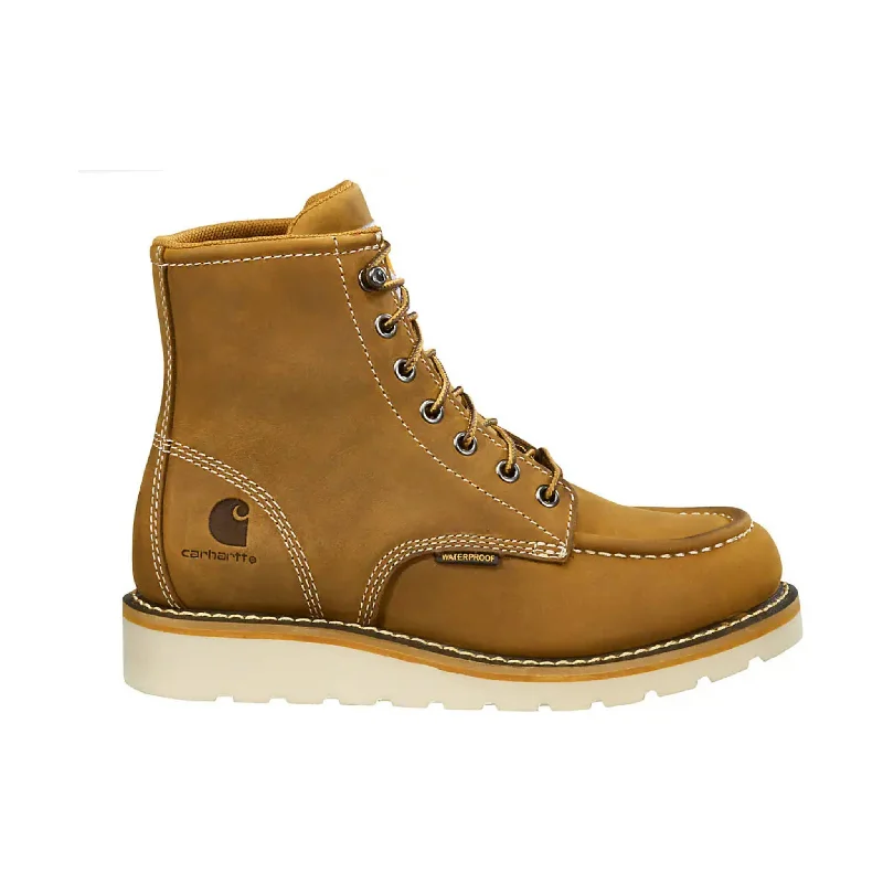 Casual Running Sneakers Carhartt Women's Waterproof 6 Inch Moc Steel Toe Wedge Work Boots - Brown Casual Running Sneakers Carhartt Women's Waterproof 6 Inch Moc Steel Toe Wedge Work Boots - Brown