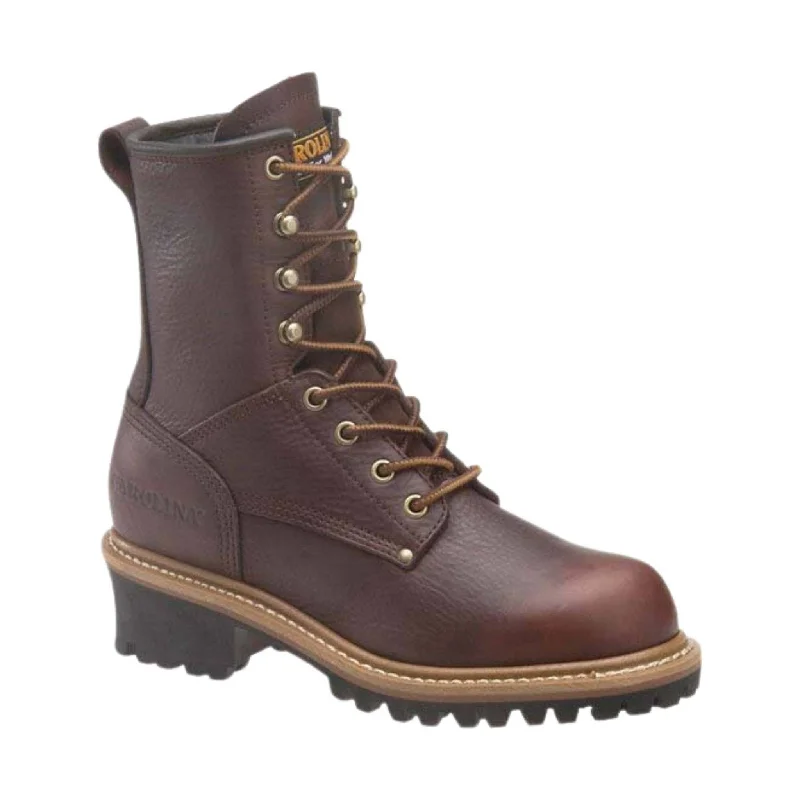 Sporty Casual Shoes Carolina Women's Elm 8 Inch Logger Steel Toe Work Boots - Brown Sporty Casual Shoes Carolina Women's Elm 8 Inch Logger Steel Toe Work Boots - Brown