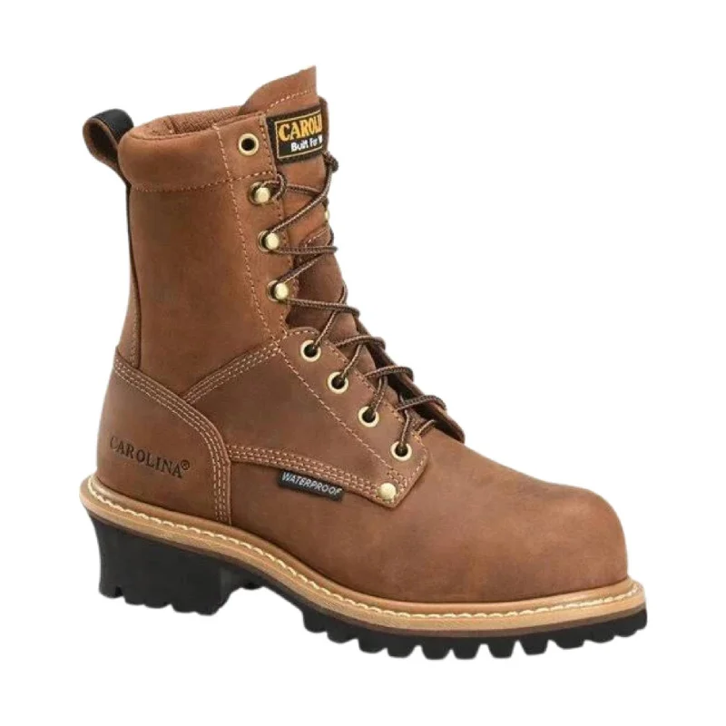 Slip-On Shoes For Men Carolina Women's Elm Soft Toe Logger Work Boot - Brown