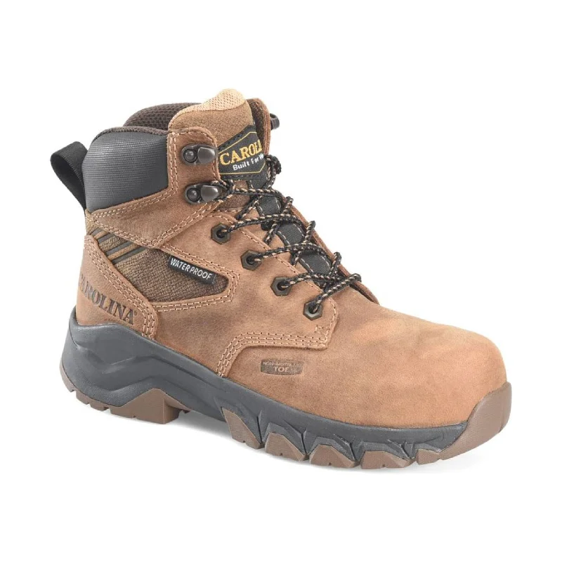 Comfortable Winter Sneakers Carolina Women's Sage 6 Inch Lightweight Waterproof Composite Toe Work Boots - Brown Comfortable Winter Sneakers Carolina Women's Sage 6 Inch Lightweight Waterproof Composite Toe Work Boots - Brown