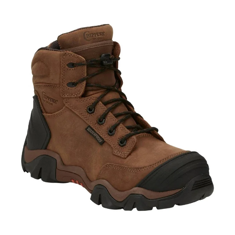 Fashionable Moccasins Chippewa Women's Cross Terrain 6in Composite Toe Waterproof - Brown Fashionable Moccasins Chippewa Women's Cross Terrain 6in Composite Toe Waterproof - Brown