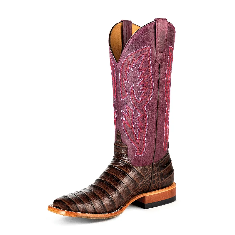 Trendy Lace-Up Shoes Macie Bean Women's Chocolate Caiman-All My Bite