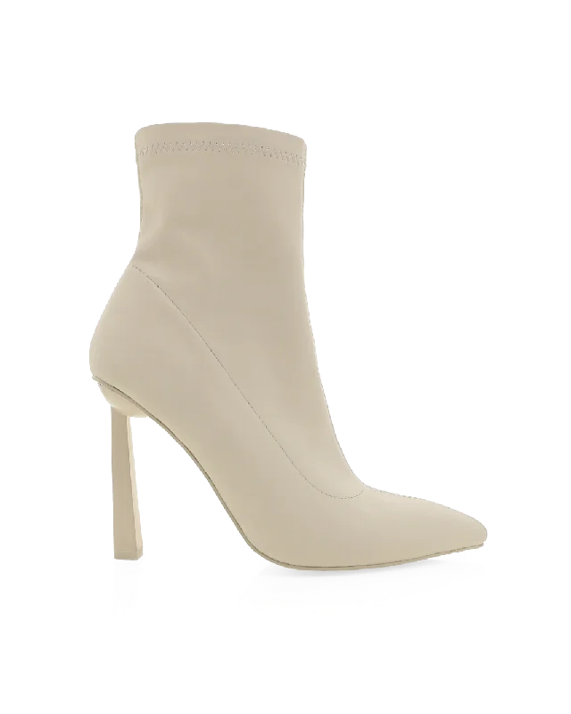 Comfortable Platform Boots CILLIAN - BONE