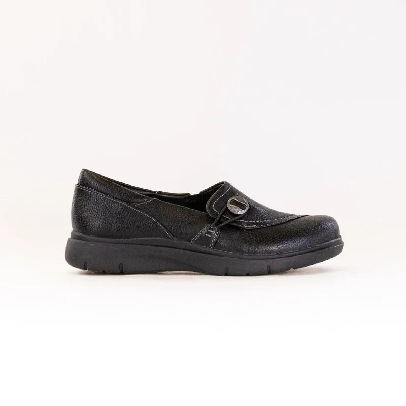 Slip-On Winter Shoes Clarks Certina Ease (Women's) - Black Leather