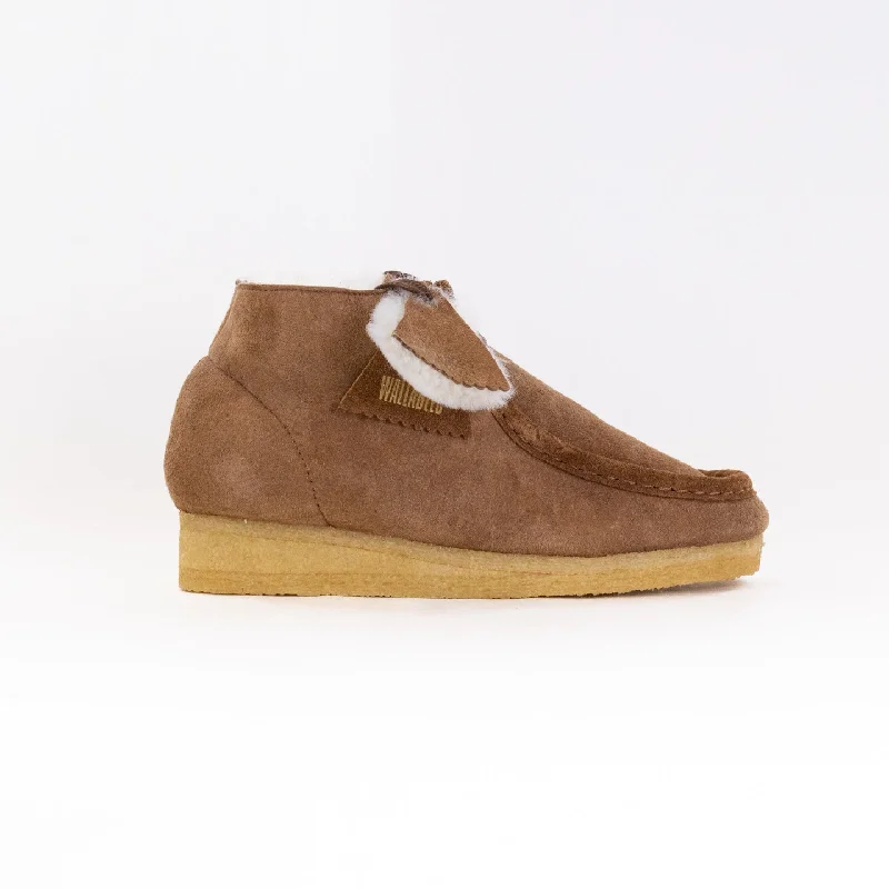 Casual Walking Boots Clarks Originals Wallabee Boot (Women's) - Tan Warmlined Leather
