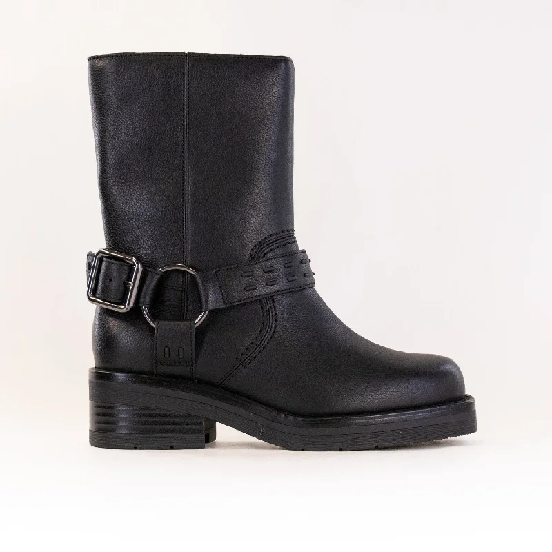 Elegant Wedding Shoes Clarks Rebelle Up Boot (Women's) - Black Leather