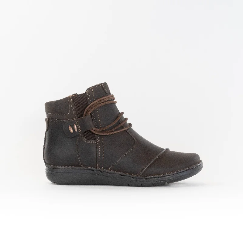 Luxury Sneakers For Sale Clark's Un Loop Up (Women's) - Dark Brown Leather