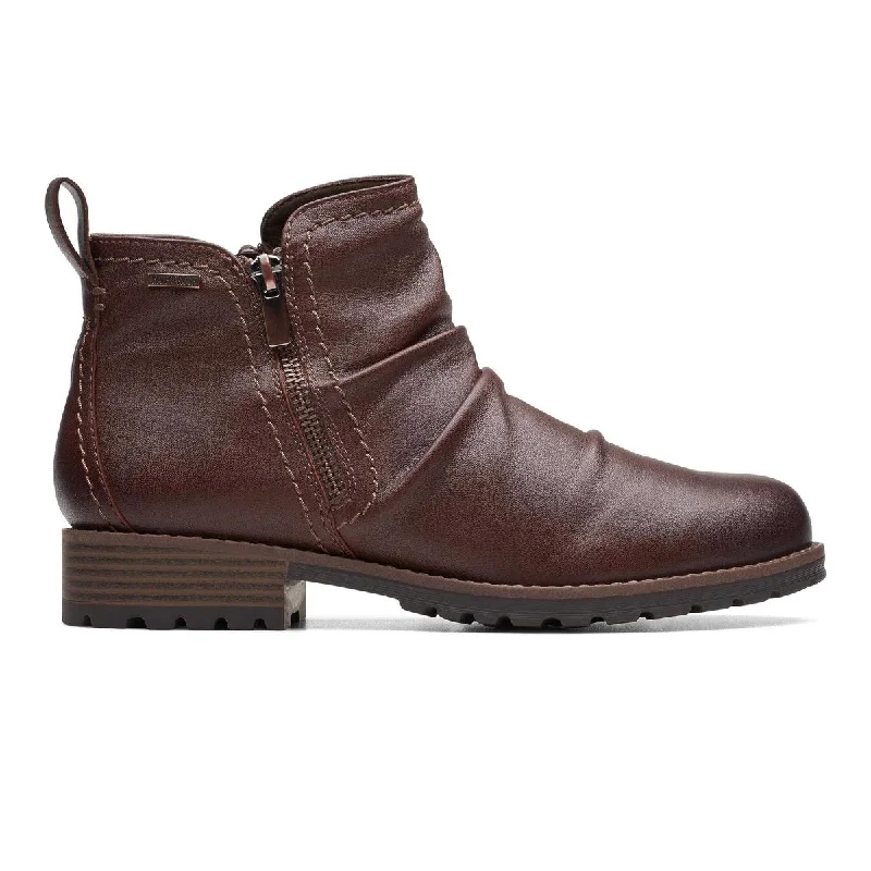 Eco-Friendly Sneakers Clarks Women's Aspra Walk British Tan Waterproof