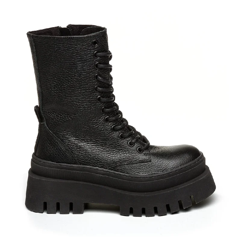 Vintage Sneakers Collection Coast Boot BLACK LEATHER