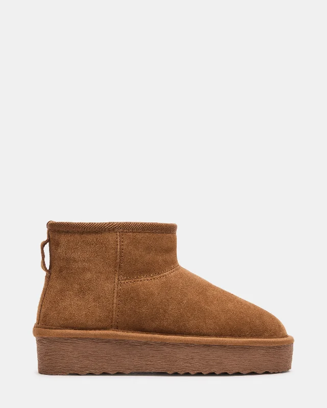 Comfortable Casual Sandals COMFY CHESTNUT SUEDE