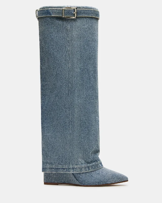 Casual Winter Shoes CORENNE DENIM FABRIC