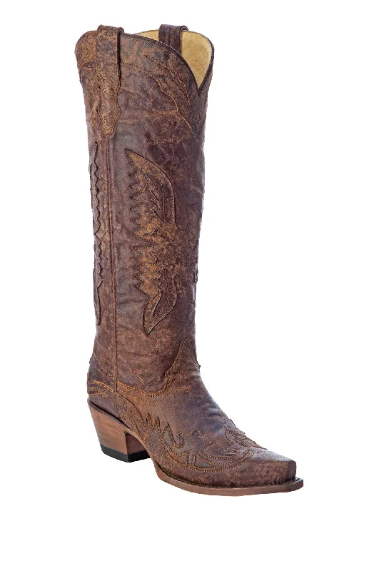 Best Hiking Shoes Online Corral Ladies Brown Cowhide Leather Cowgirl Boots